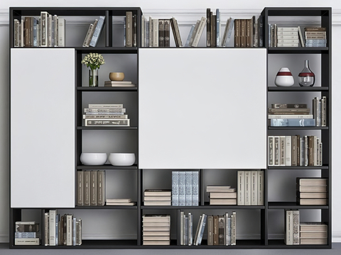 Modern Bookshelf Display Rack