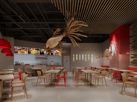 New Chinese-style Abalone Fast Food Restaurant