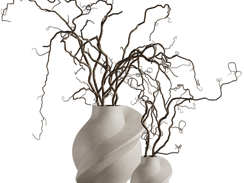 Dried branch vase floral dead branch