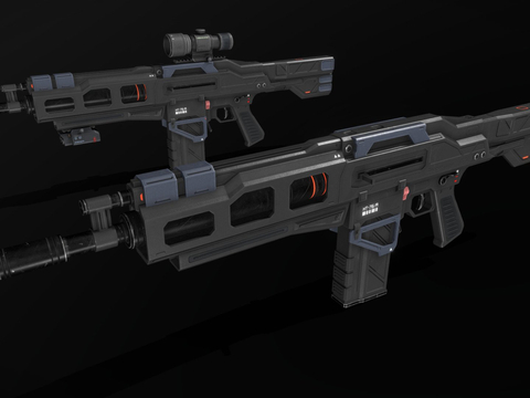 Sci-fi Assault Rifle