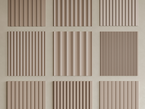 Cream Air Wood Grille Panel