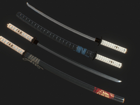 Japanese samurai sword long sword sword