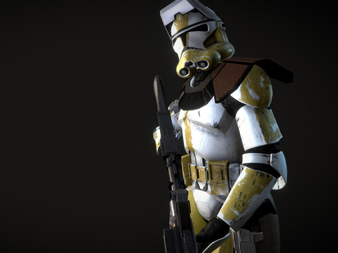 Clone Soldier Commander Bly game character