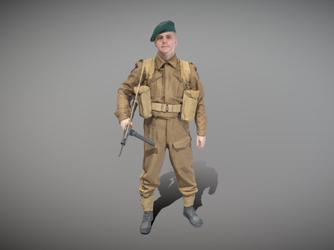 British Commando game characters