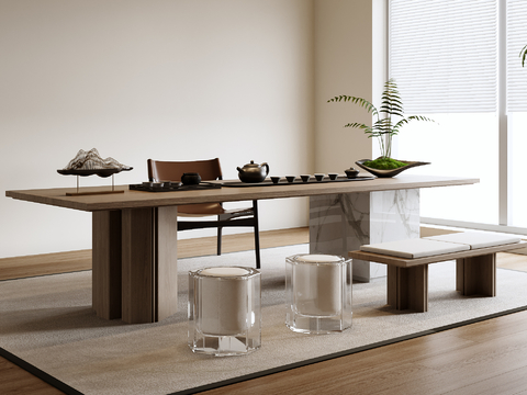 modern tea table and chair