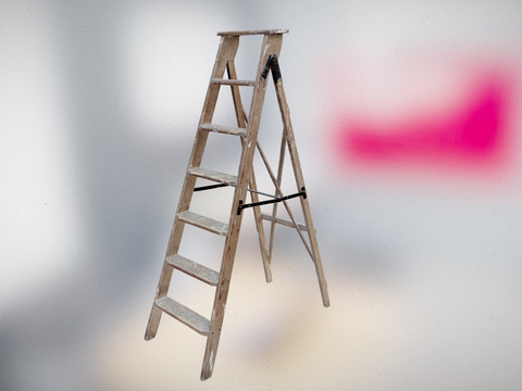 Wooden Ladder Climbing Ladder Escalator