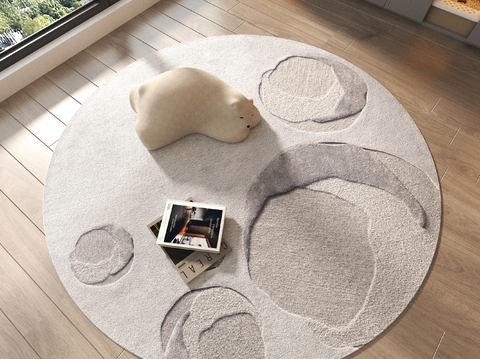 Modern round carpet