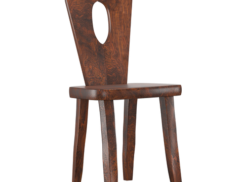 HOPP HOME Solid Wood Chair