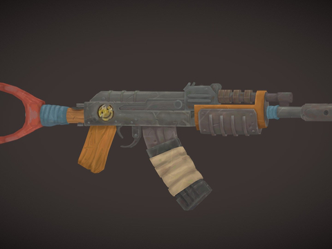 Rust Assault Rifle Ak47 Rifle