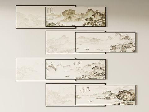 New Chinese Landscape Painting Ink Painting Decorative Painting