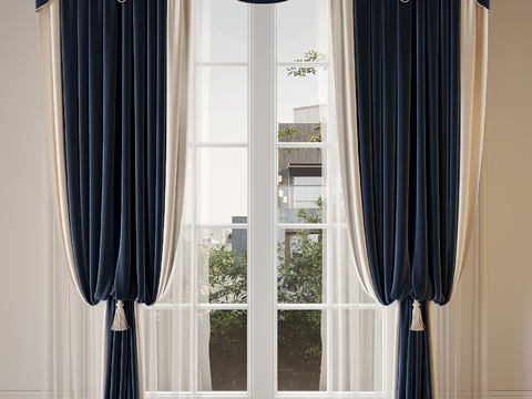 Modern dream curtain curtain