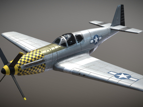 American fighter P51 Mustang