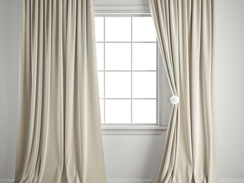 Modern Fabric Curtain Floor Curtain