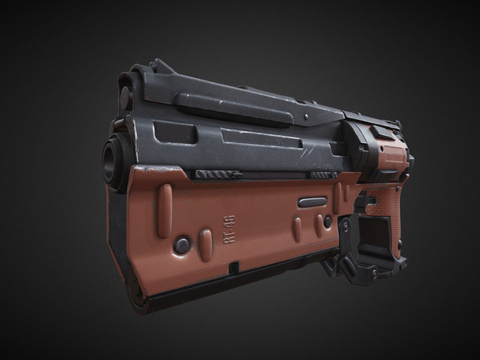 science fiction pistol