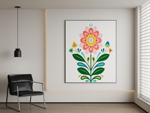 Decorative Painting Art Painting Flower Painting Hanging Painting