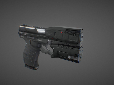 science fiction pistol