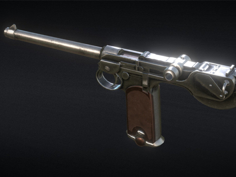 old-fashioned pistol firearm