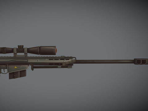 Barrett sniper rifle firearm