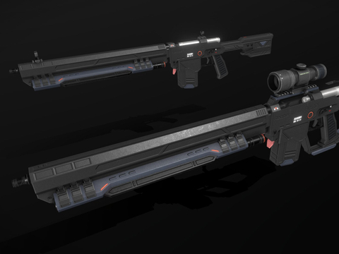 Sci-Fi Rifle Sniper Rifle ARS12