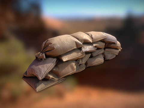 Military Supplies Sandbag Fortress