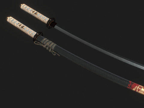 Japanese samurai sword long sword sword