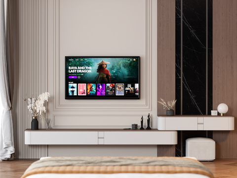 Modern bedroom TV cabinet Wall