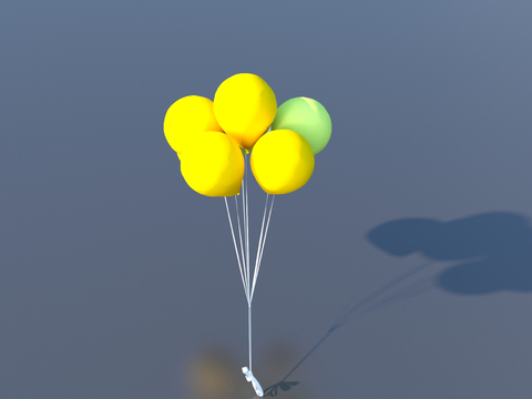 Modern colorful balloons free