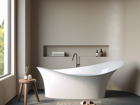 Modern shaped bathtub independent bathtub