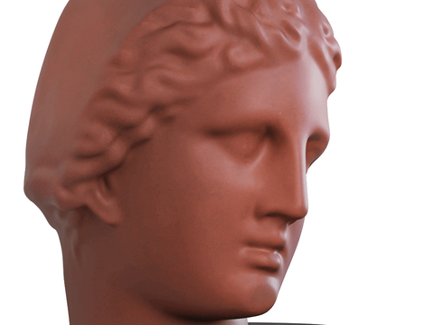 Forma & Cemento Head Sculpture