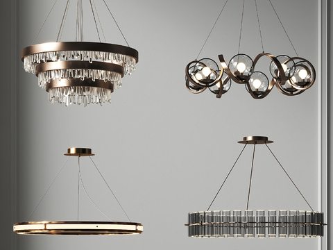 Modern crystal chandelier