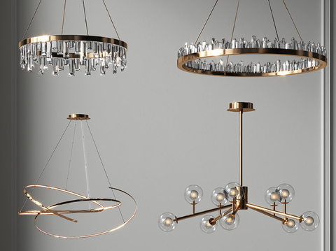 Modern crystal chandelier