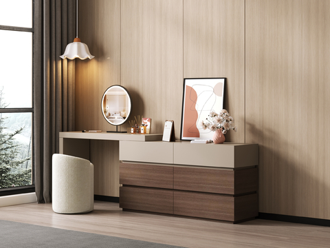 Modern Dressing Table Cosmetic Table Locker