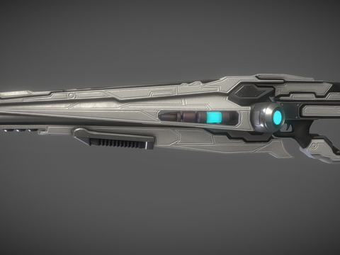 Modern Sci-Fi Laser Gun