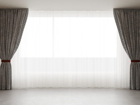 Modern Curtain Cloth Window Screen Roman Curtain