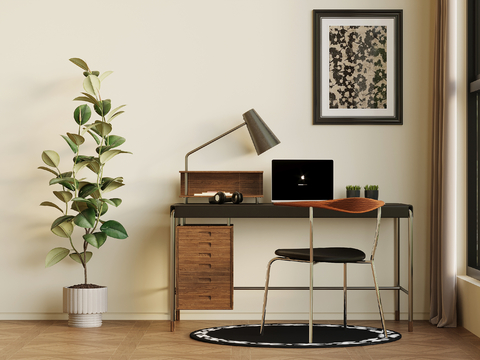 medieval style desk and chair