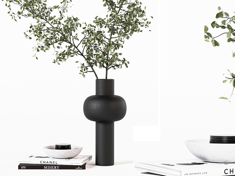 Modern Desktop Ornaments Vase Books