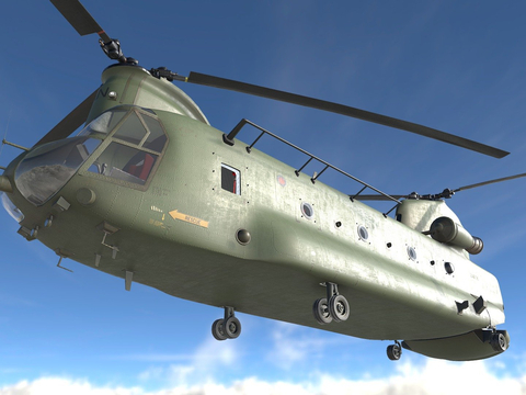 Military transport helicopter