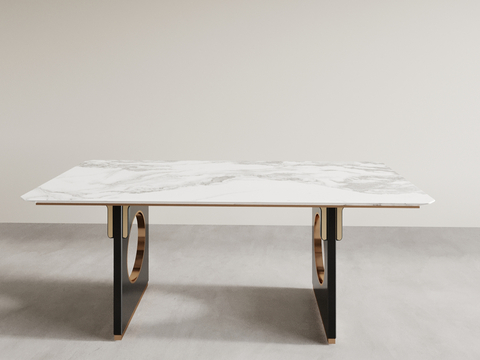 Marble dining table Modern dining table