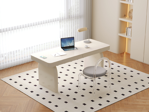 Cream Style desk computer desk