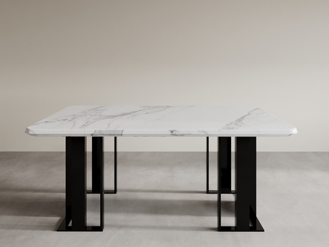 Marble dining table Modern dining table