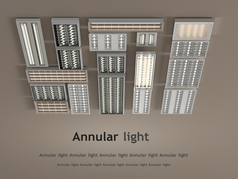 office light grille light strip light