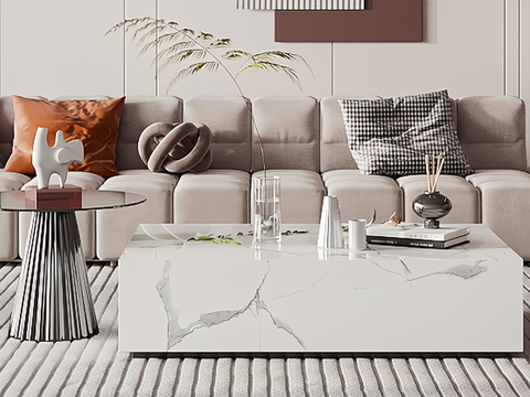 Modern marble coffee table free