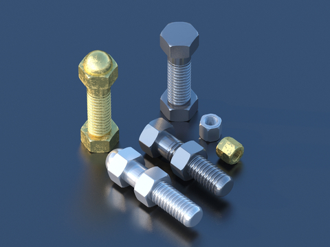 nut screw nut hardware