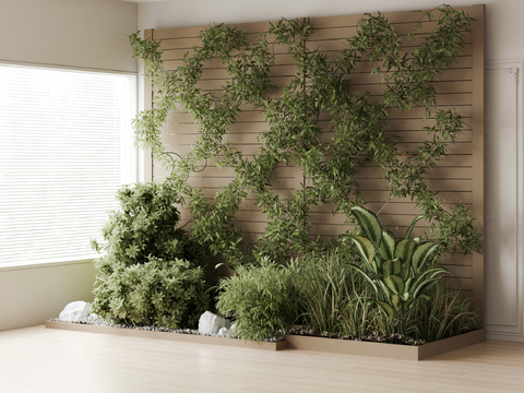 plant pile indoor landscaping micro terrain