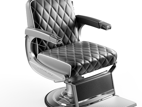 Modern Leather Barber Chair