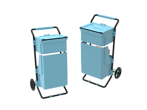 Industrial equipment tool trolley