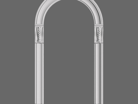 European-style pass arch door cover door opening