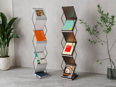 Modern Magazine Rack Bookshelf