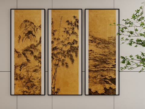 New Chinese Ink Painting Landscape Painting Decorative Painting