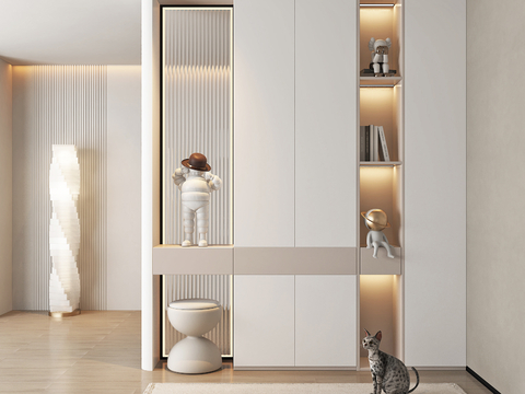 Cream Style shoe partition 3D